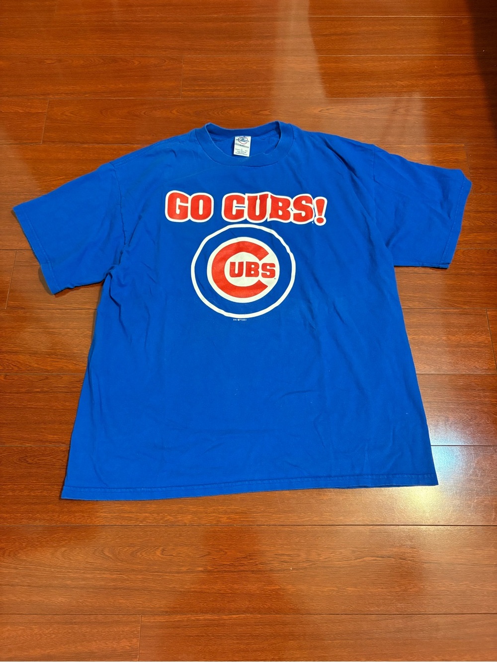 Vintage Men’s 2003 Go Cubs Baseball Graphic Short Sleeve Size XL Delta Pro